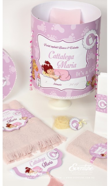 Trusou de botez brodat pentru fetite, Fetita cu chibrituri 7